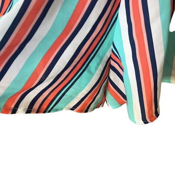 NEW Peace Love Cake Bright Stripe Shorts Size Small - Picture 8 of 11